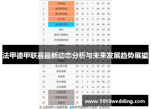 法甲德甲联赛最新动态分析与未来发展趋势展望